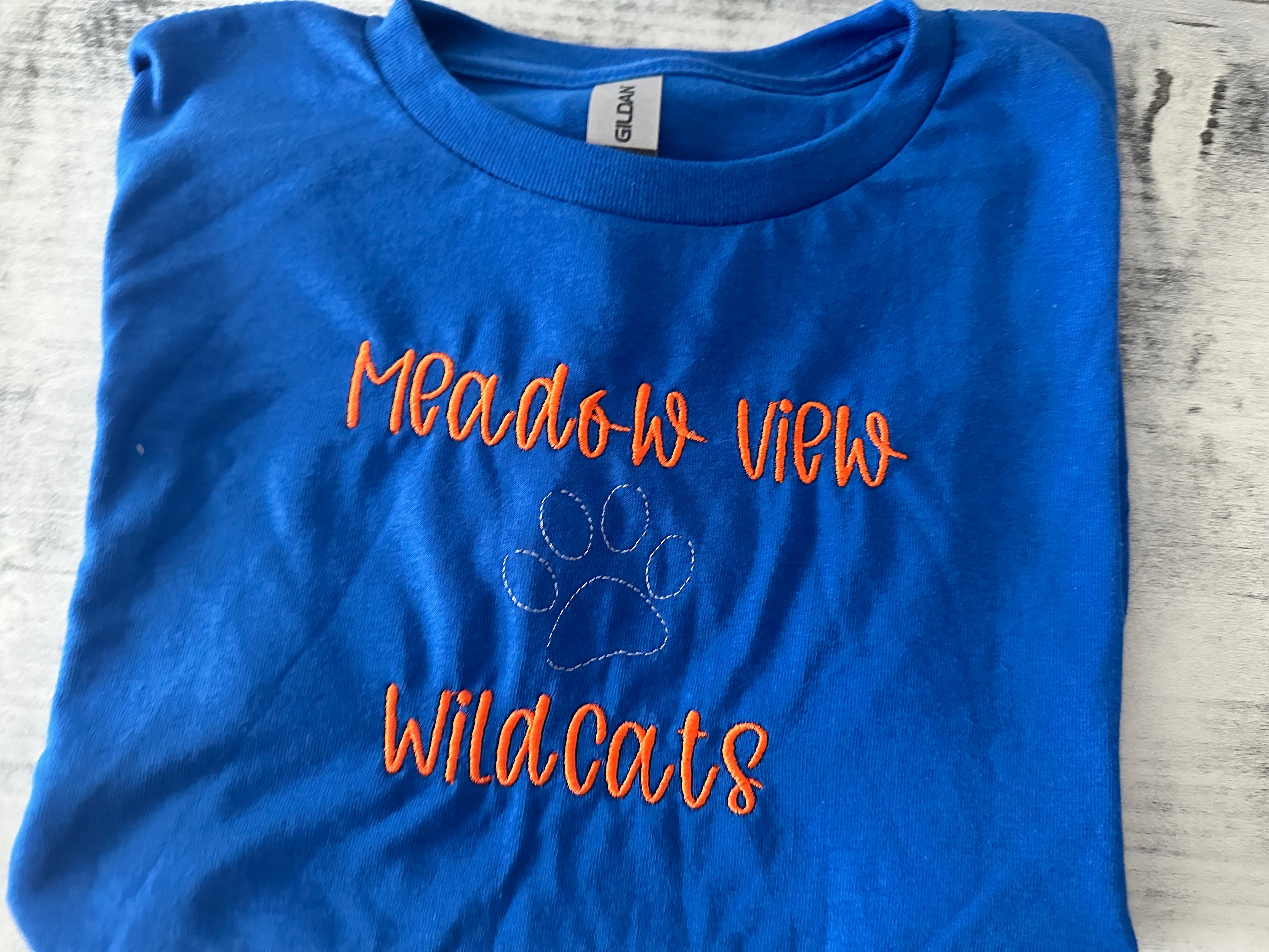 Meadow View Wildcats Youth T-shirt RTS
