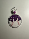 RTS Baseball Drip Keychain