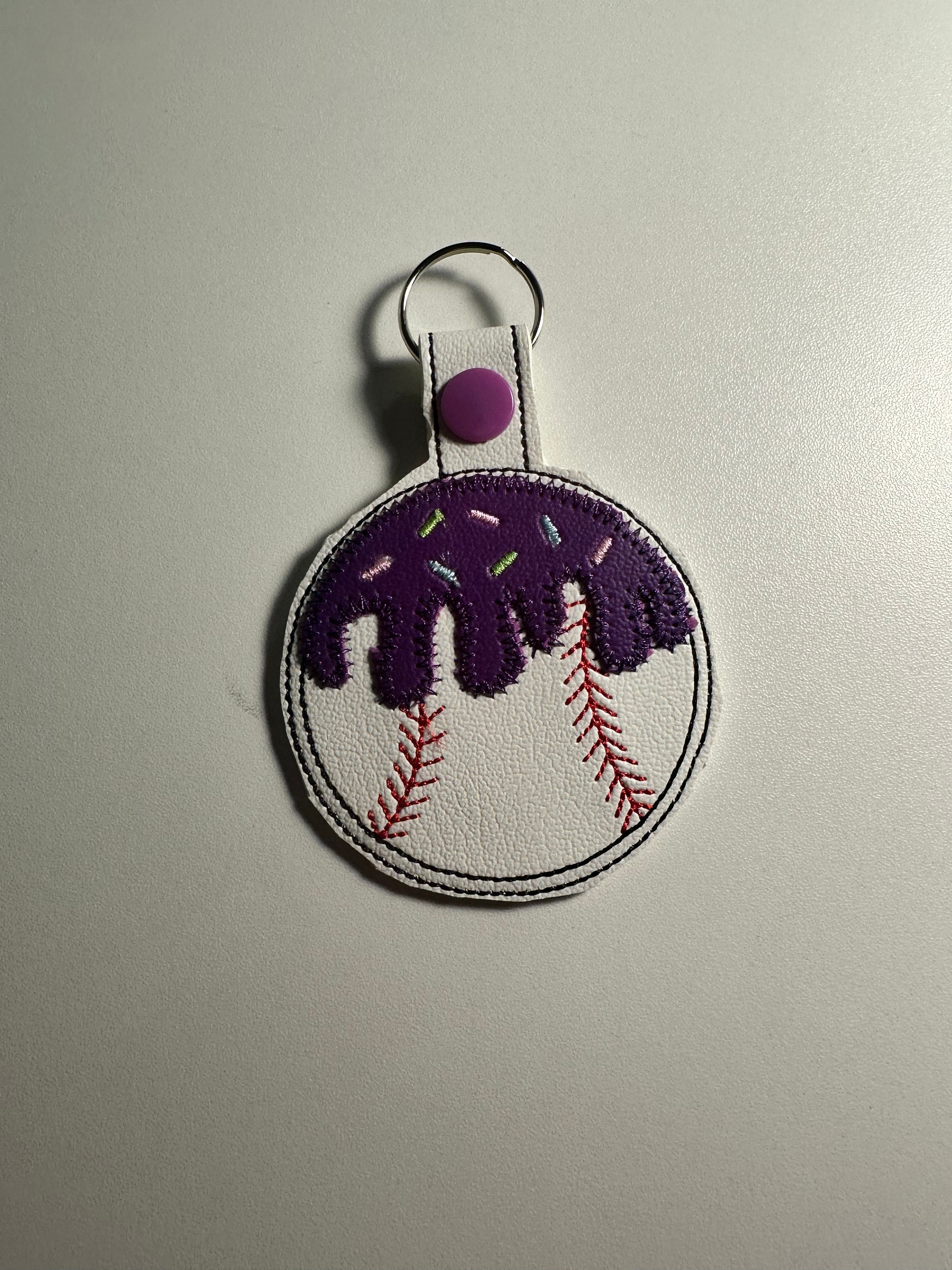 RTS Baseball Drip Keychain