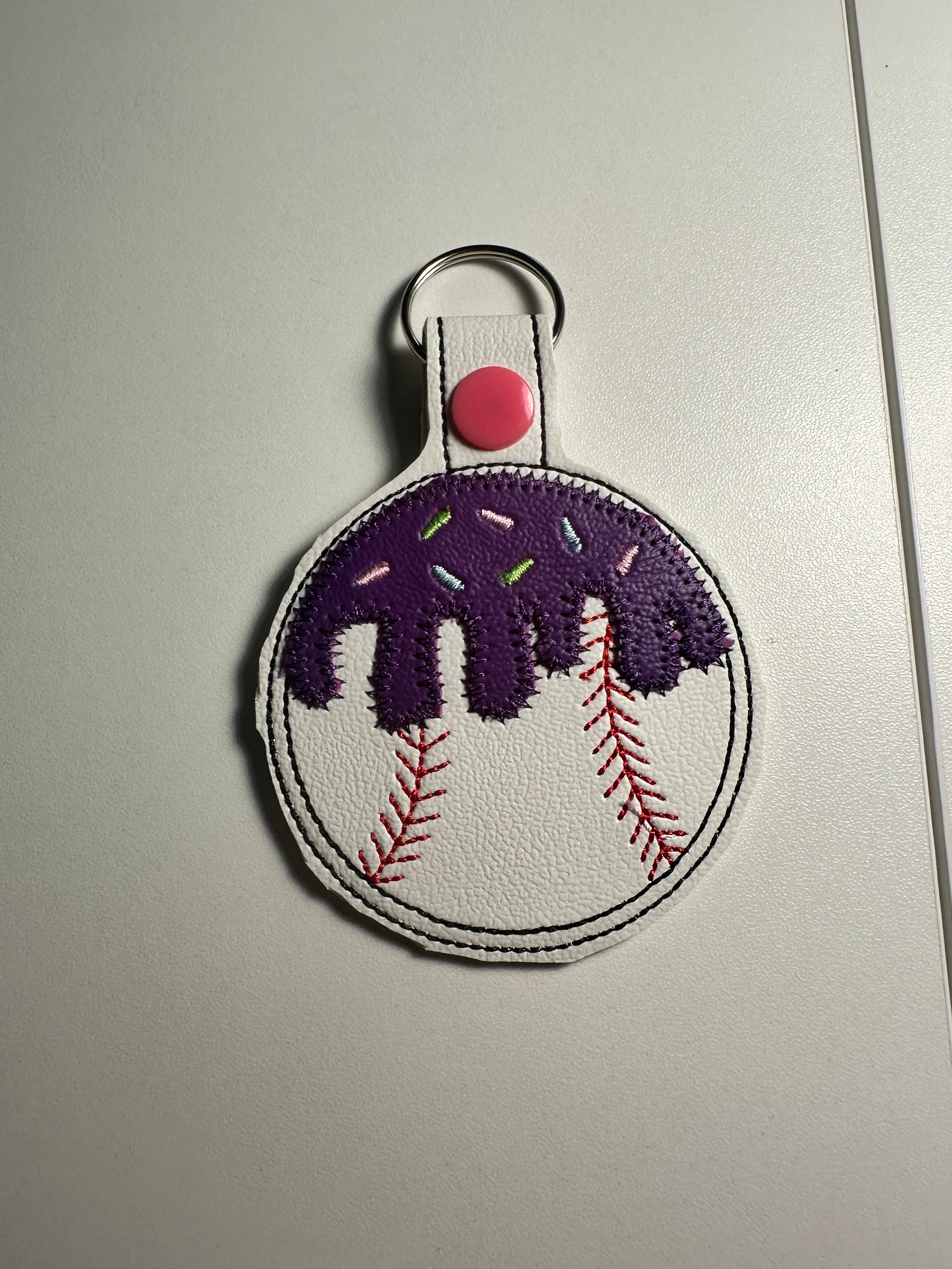 RTS Baseball Drip Keychain