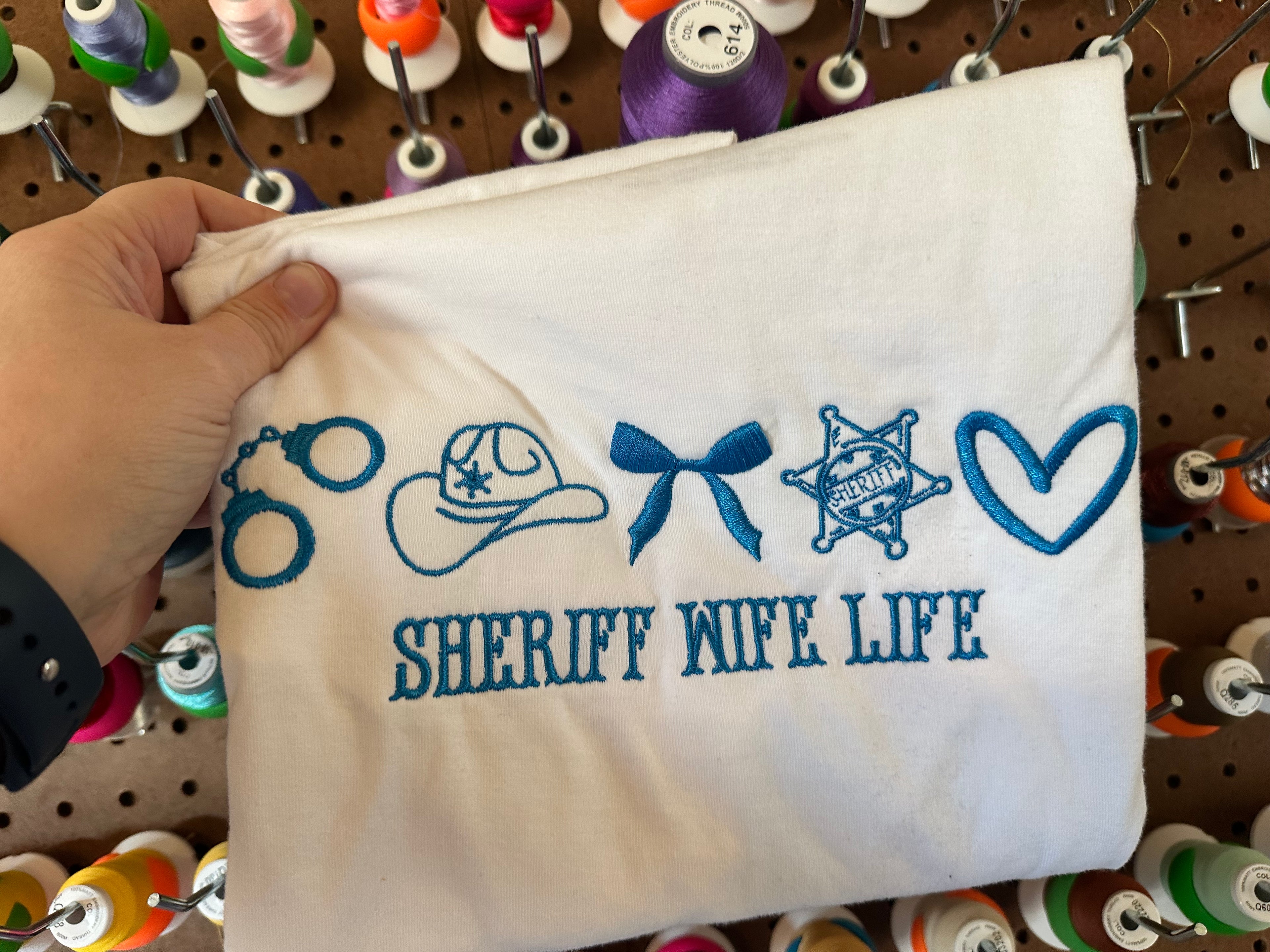 Sheriff Wife Life T-shirt RTS