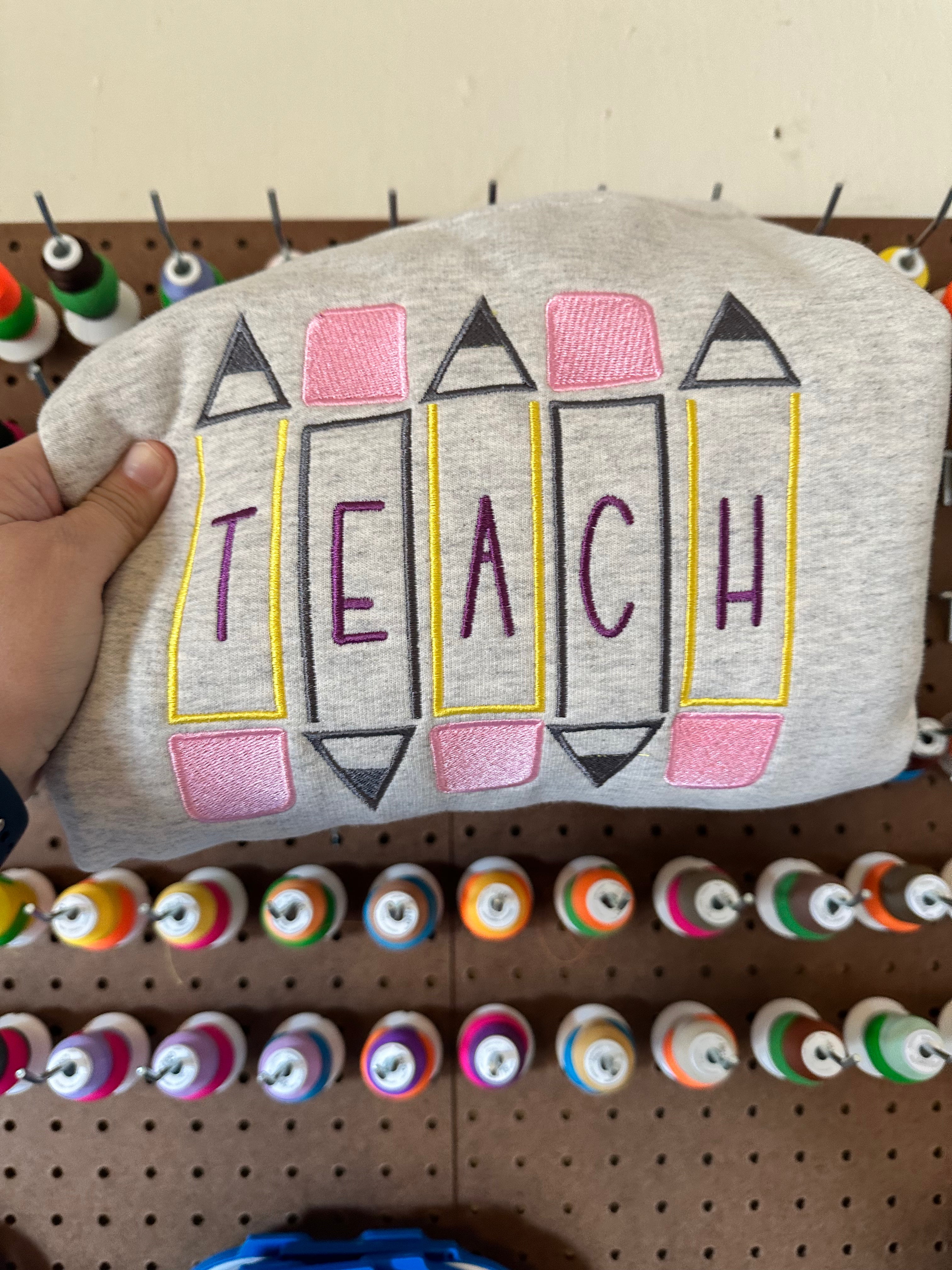 Teach Pencil Crewneck